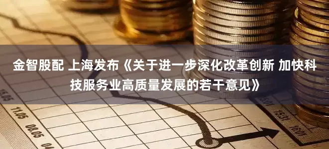 金智股配 上海发布《关于进一步深化改革创新 加快科技服务业高质量发展的若干意见》